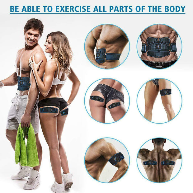 EMS Hip Trainer Abdominal Muscle Stimulator ABS Fitness Buttocks Butt Lifting Buttock Toner Trainer Slimming Massager Unisex