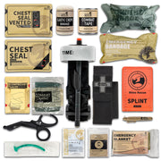 Rhino Rescue Tactical Trauma Kit Emergency First Aid Stop The Bleed IFAK Refill Supplies Combat Survival Gear Medical Kit