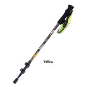 Hiking Trekking Pole Retractable Defense Cane Telescopic Baton Walking Climbing Stick Camping Equipment Outdoor 1 PCS