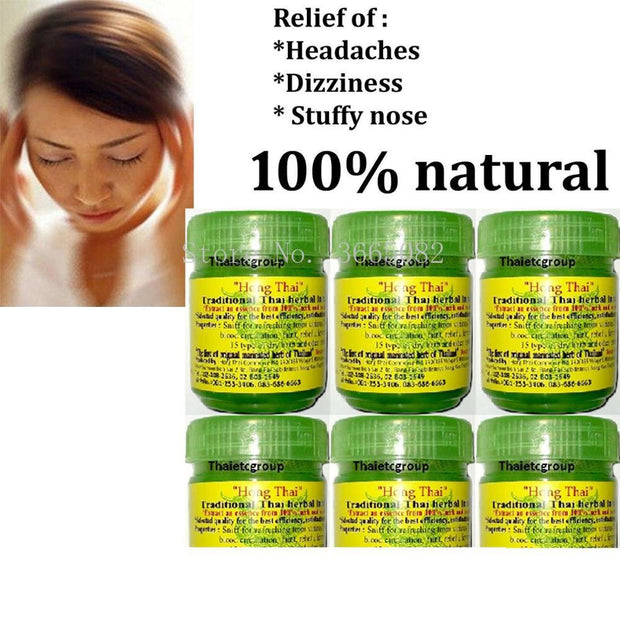 5pcs/4Pcs/1pcs Thai Herbal Inhalant Inhaler Hong Thai Traditional  Nose flow carsick refreshing Refreshing Essences