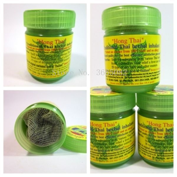 5pcs/4Pcs/1pcs Thai Herbal Inhalant Inhaler Hong Thai Traditional  Nose flow carsick refreshing Refreshing Essences